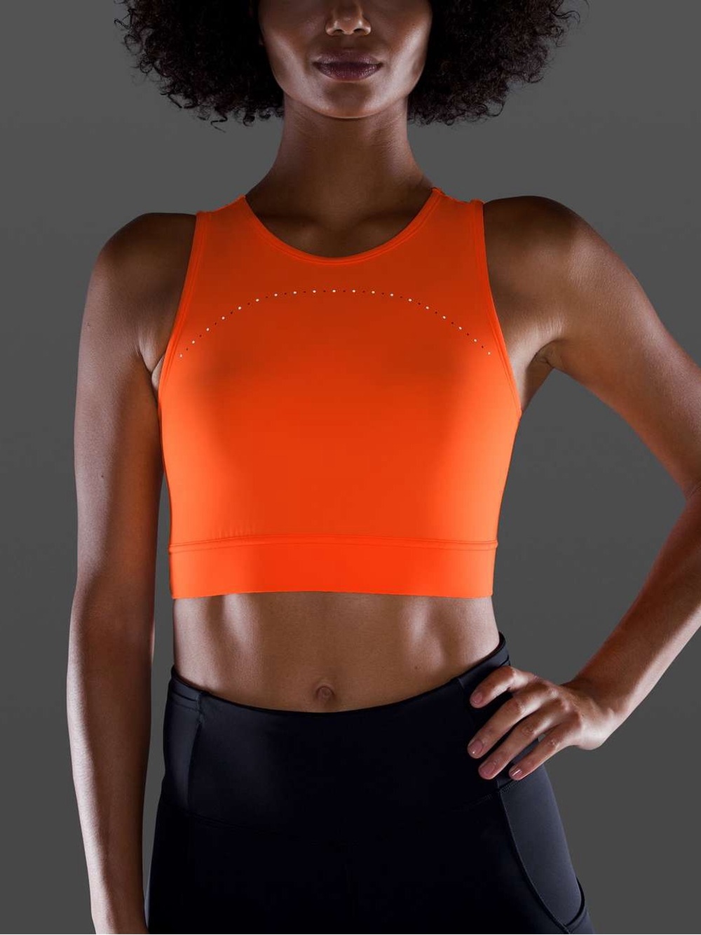 Lululemon Hotty Hot Cropped Tank
Highlight Orange